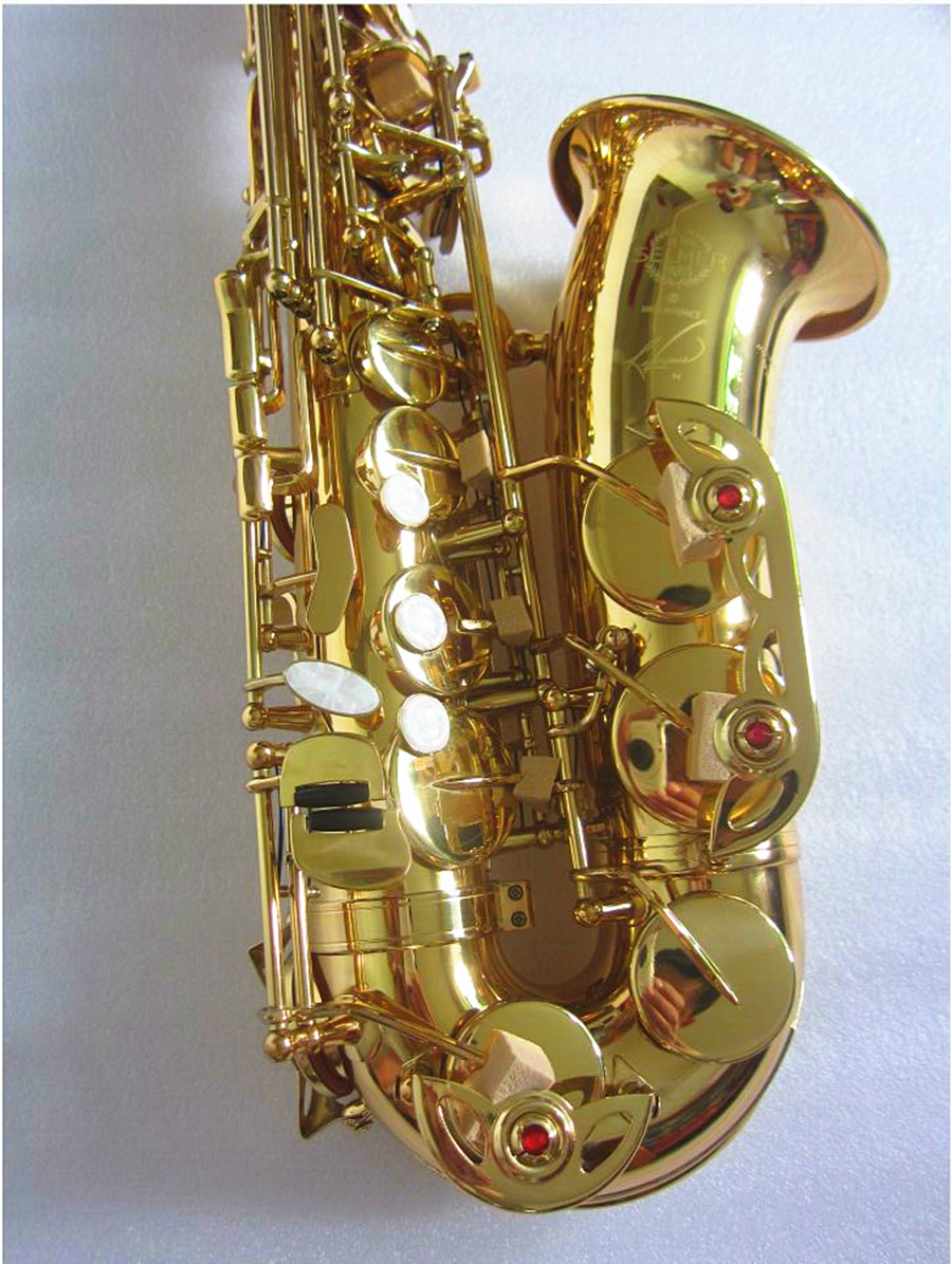 Новый саксофон Alto Sax SAS-R54 электрофорез золото профессиональный саксофон альт высокое качество игровой инструмент бесплатная доставка