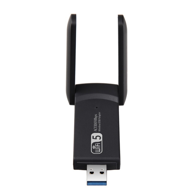 Adaptador USB 3.0 WiFi 1300Mbps WiFi USB Dual Band 5G / 2.4G Adaptador de rede sem fio para desktop laptop PC Dual Band WiFi Dongle Adaptador sem fio