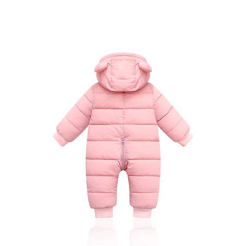 Rompers LZH Baby Snowsuit Infant Newborn Clothes Kids Winter Jumpsuit For Boys Girls Romper For Baby Overalls Children Christmas CostumeL231114