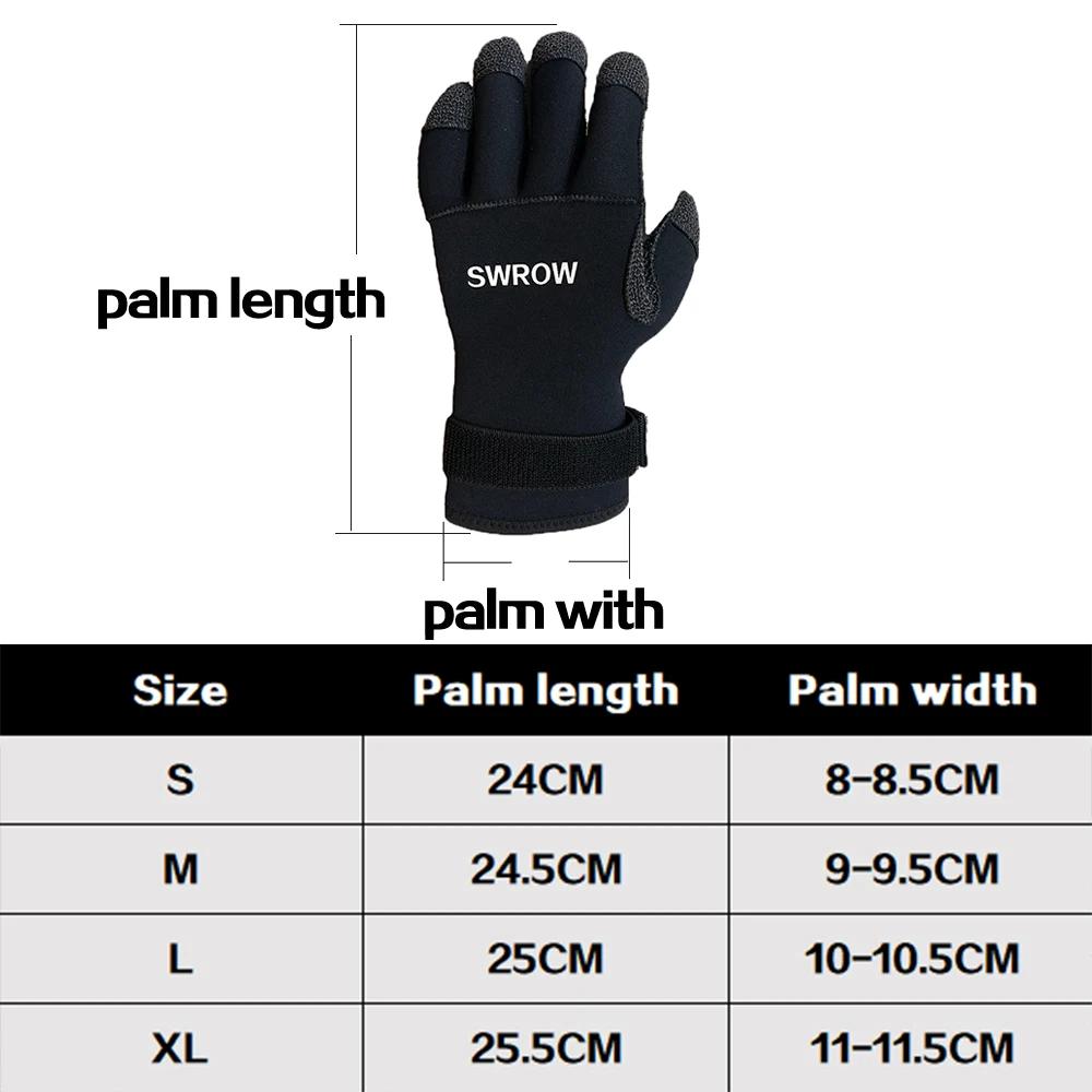 set 3MM neoprene diving gloves cut and stabresistant snorkeling warm diving suit gloves surfing kayaking swimming fishing gloves