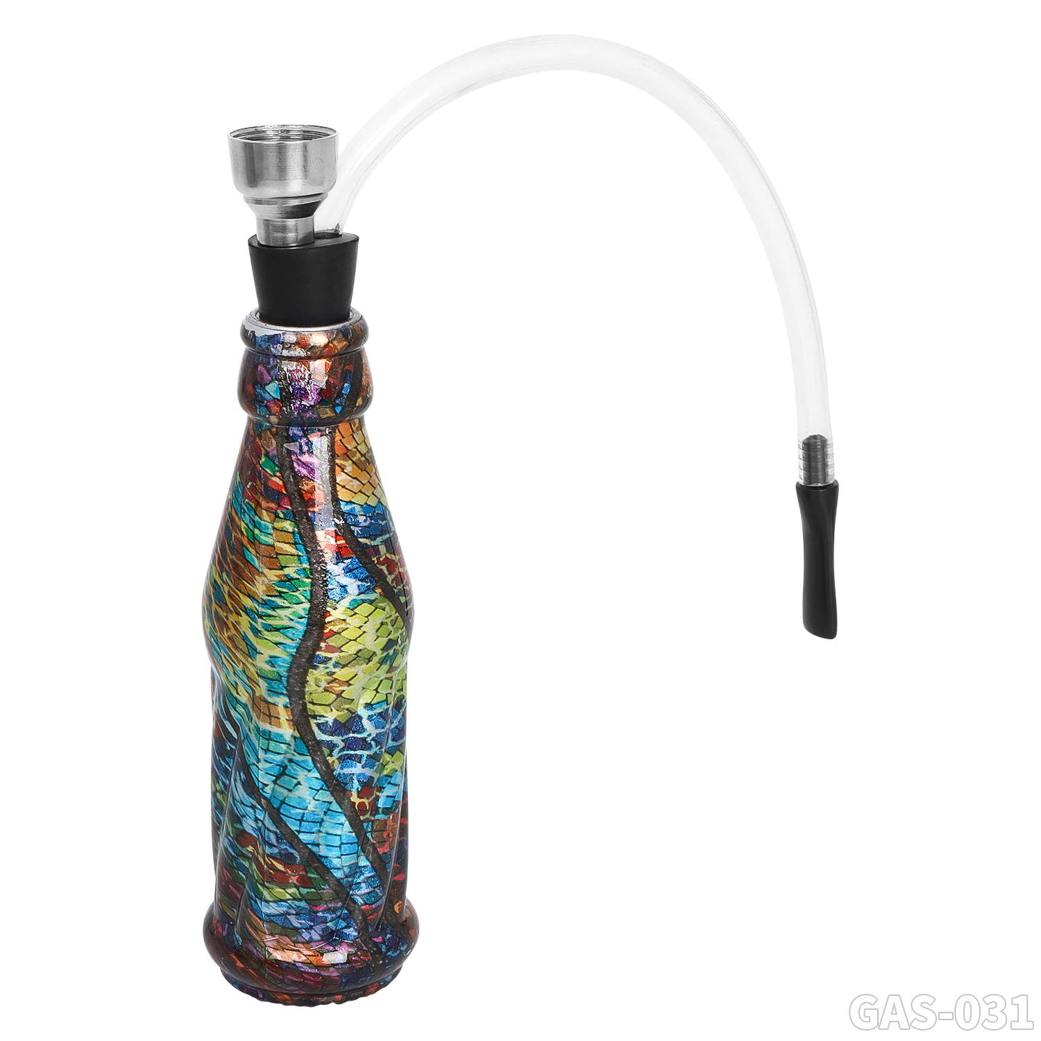 Mini Hookah Pump Bong Rökning Vattenrör tjocklek Glas Bägare Bong Dab Oil Rig Bubbler Rökning Hosahs Water Bong