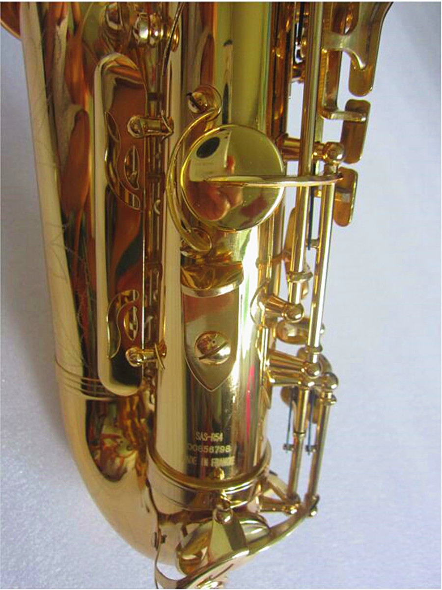 Новый саксофон Alto Sax SAS-R54 электрофорез золото профессиональный саксофон альт высокое качество игровой инструмент бесплатная доставка