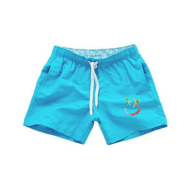 Mutande XX Faccina Costume da bagno Spiaggia Asciugatura rapida Tronchi uomo Costumi da bagno Sunga Boxer Slip Stampa rosa Pantaloncini da surf Tronchi ad asciugatura rapidaL231218