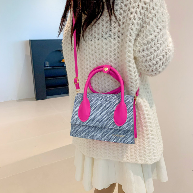 Fashion women's casual shoulder bag simple western-style handbag casual small square bag female autumn 2023 new style CCJ3074
