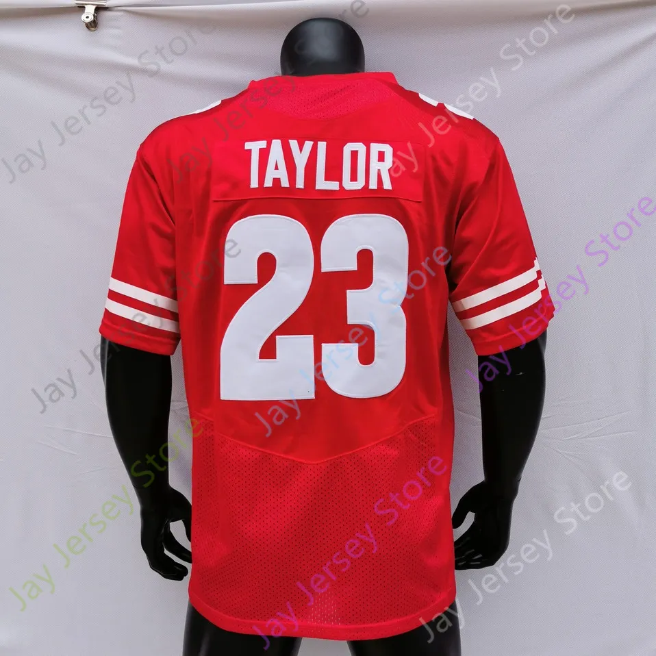 Wisconsin Badgers Football Jersey NCAA College Melvin Gordon T.J. Watt Jack Coan Jonathan Taylor Quintez Cephus A.J. Taylor Baun Hornibrook