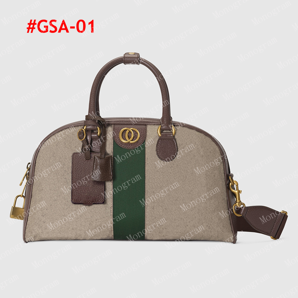 2024 Bowling Bag Tasarımcı Bowling Çantalar Kadın Omuz Çantası Fanny Pack Bej Web Çantaları Deri Crossbody Cüzdanlar Kadın Deri Çanta Moda Cüzdanı 723309 #GSA-01