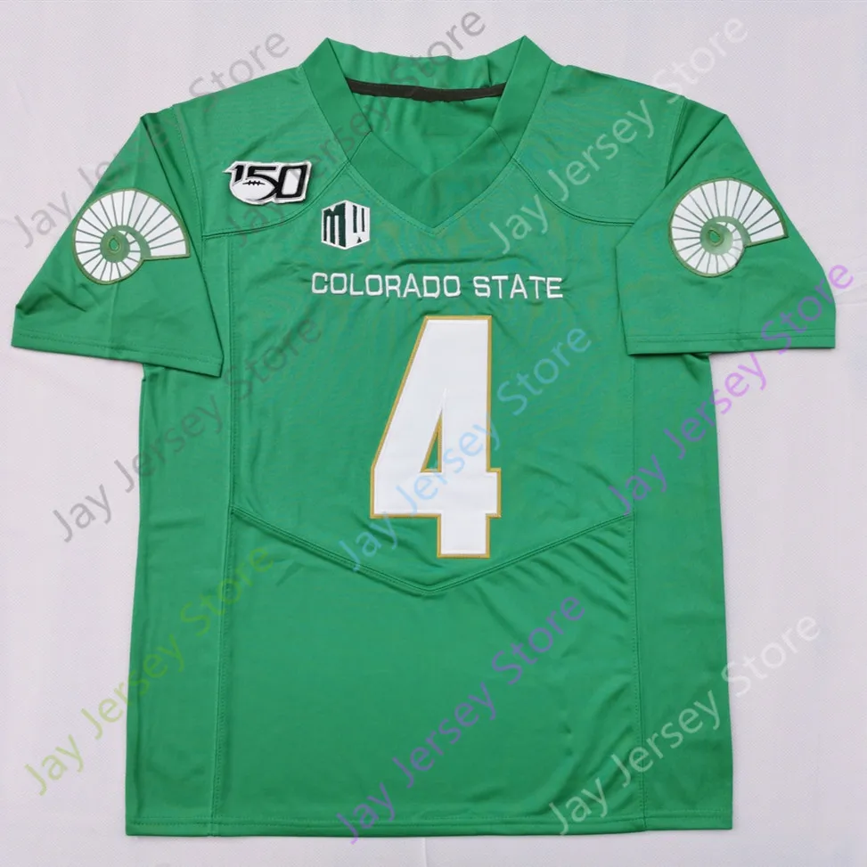 Colorado State Football Jersey NCAA College Dante Wright Trey McBride Todd Centeio David Bailey Marcus McElroy Jr. Collin Hill Kinsey Jr. Jackson EJ Scott