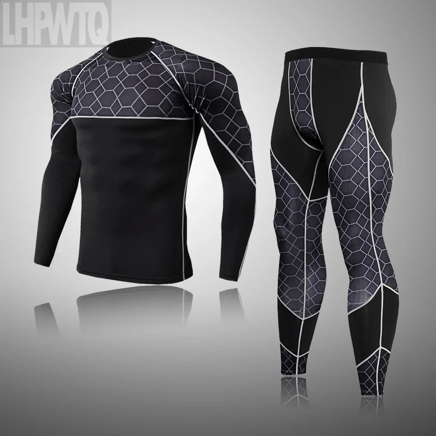 Skiing Base Layers Men's Lined Winter Warm Long Johns Compression Bottom Suit Thermal Underwear Sportswear Set Motorcycle Skiing Base Layer 231218