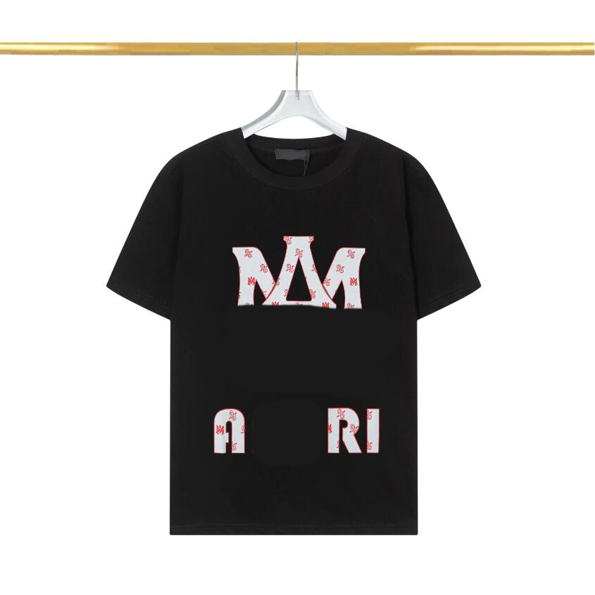 Mens Mektup Baskı Tişörtleri Siyah Moda Tasarımcısı Yaz Yüksek Kaliteli Üst Kısa Kollu Boyut M-3XL#98