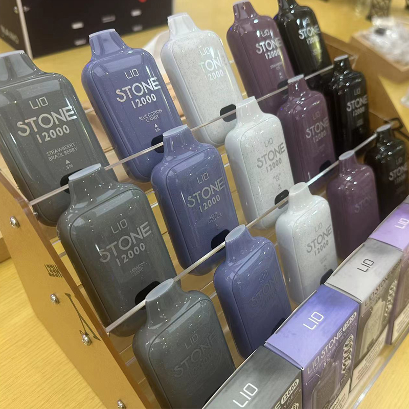 Original LIO Stone 12000 bouffées Stylo vape jetable 12k bouffée vape LIOStone 0% 2% 3% 5% Niveau 18 ml cartouches préremplies pod 550 mah batterie rechargeable 15 flaovrs 9k bang