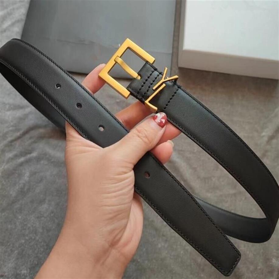 Belt for Women Genuine Leather 3cm Width High Quality Men Designer Belts S Buckle cnosme Womens Waistband Cintura Ceintures D21082306Q