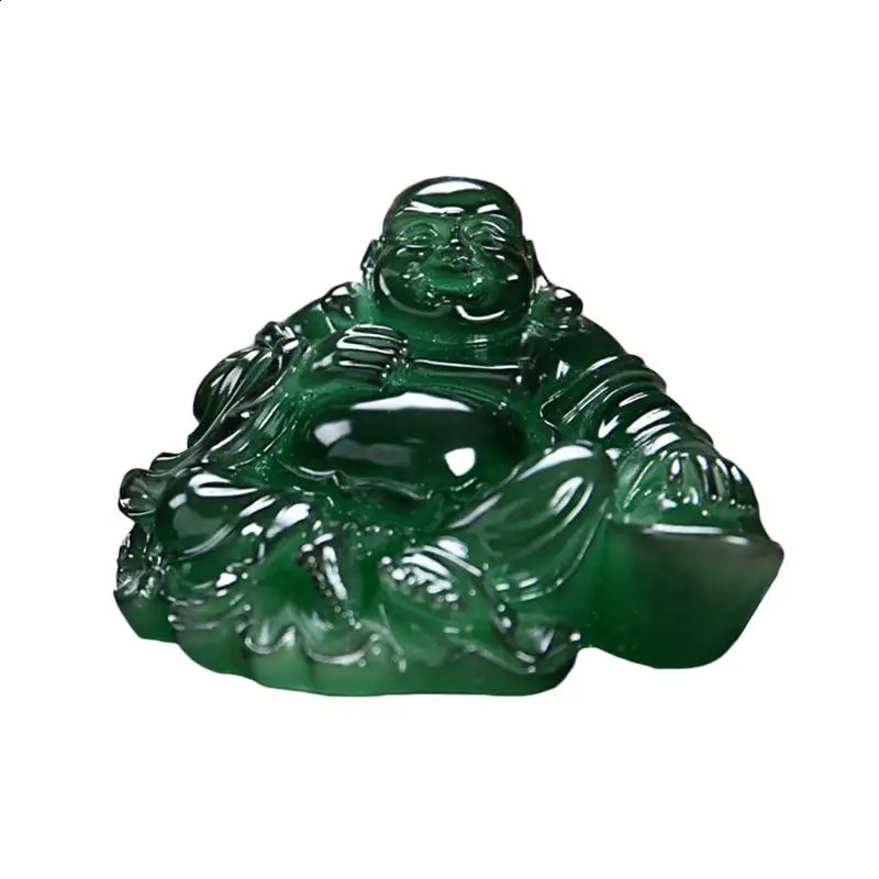 Objetos decorativos Figuritas que cambian de color Té Mascota Estatua de Buda Fengshui Estatuilla Adorno artesanal Decoración del hogar 231218