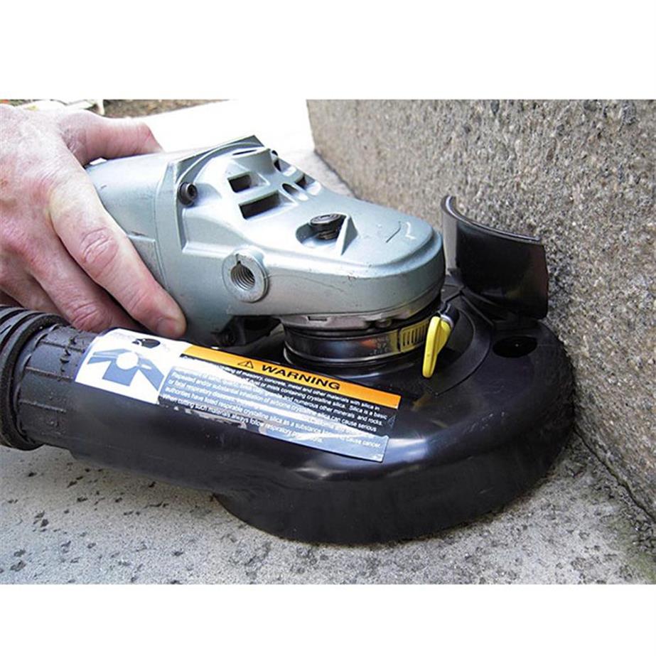 Kit de proteção contra poeira de moagem a vácuo de 7 polegadas para moedor de ângulo portátil conversível universal2571