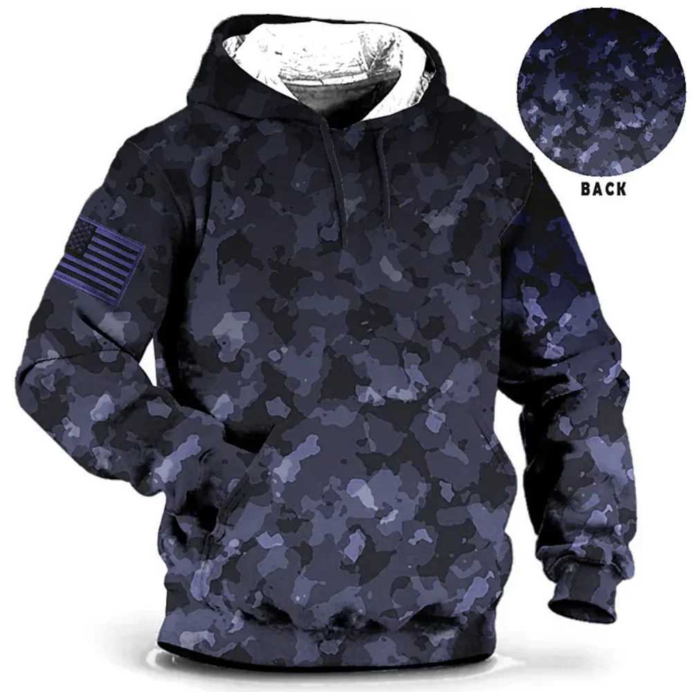 Tactical Jackets 2023 New Camouflage Hoodie Men's Hooded Sweatshirt American Oversized Pullover Male Fashion Streetwear Harajuku Casual ClothingL2031218