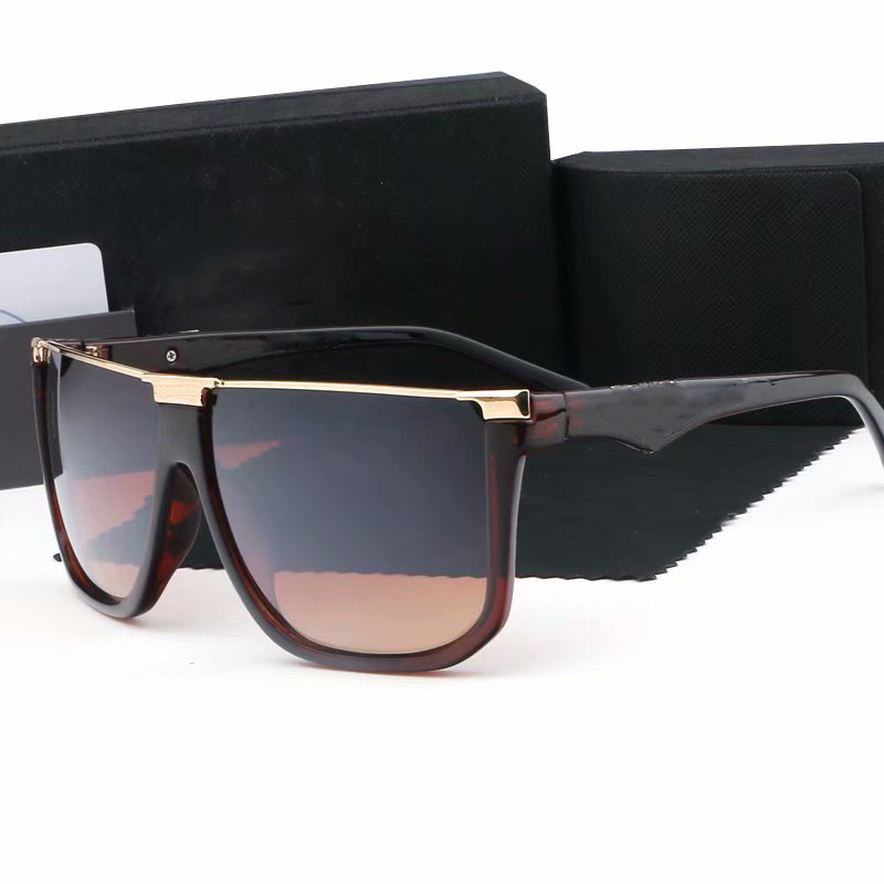 Лучшие роскошные солнцезащитные очки с поляроидными линзами, дизайнерские женские мужские очки для пожилых людей, оправа для очков, винтажные металлические солнцезащитные очки с коробкой AAAAA208