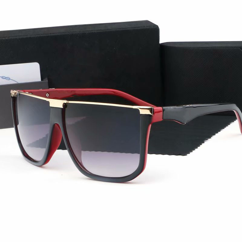 Top gafas de sol de lujo polaroid lente diseñador para mujer para hombre gafas senior gafas para mujer marco de anteojos gafas de sol de metal vintage con caja AAAAA208