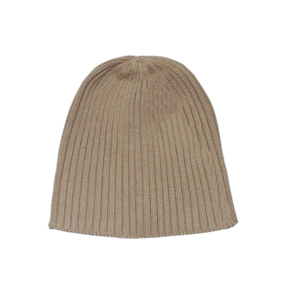 Gorro de punto de lana de moda para hombre y mujer, versión coreana, cálido, de algodón puro