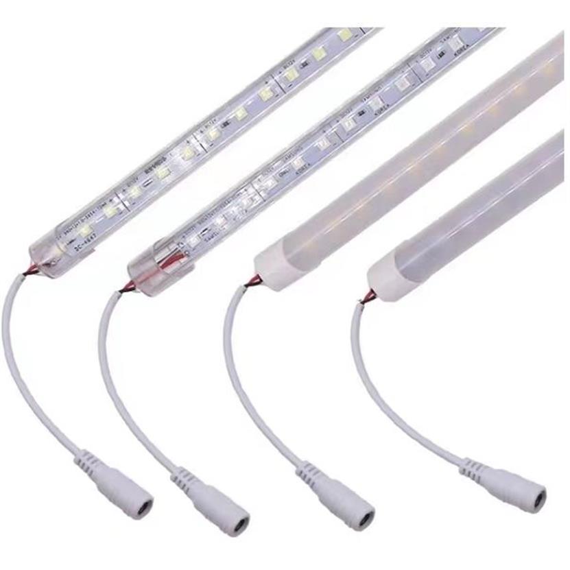 12v led tira rígida luzes de barra smd 5054 alumínio luz rígida branco quente branco vermelho azul verde rosa cozinha lighting221v