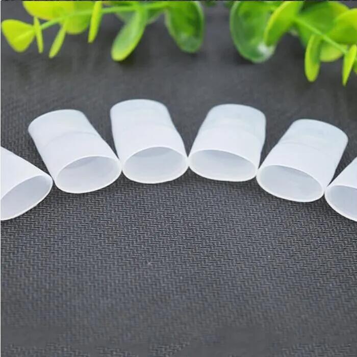 wholesale Flat Disposable Silicone Mouthpieces Packing Drip Tips Rubber Test Tip Fit Atomizers Tank Cartridges Cap Cover