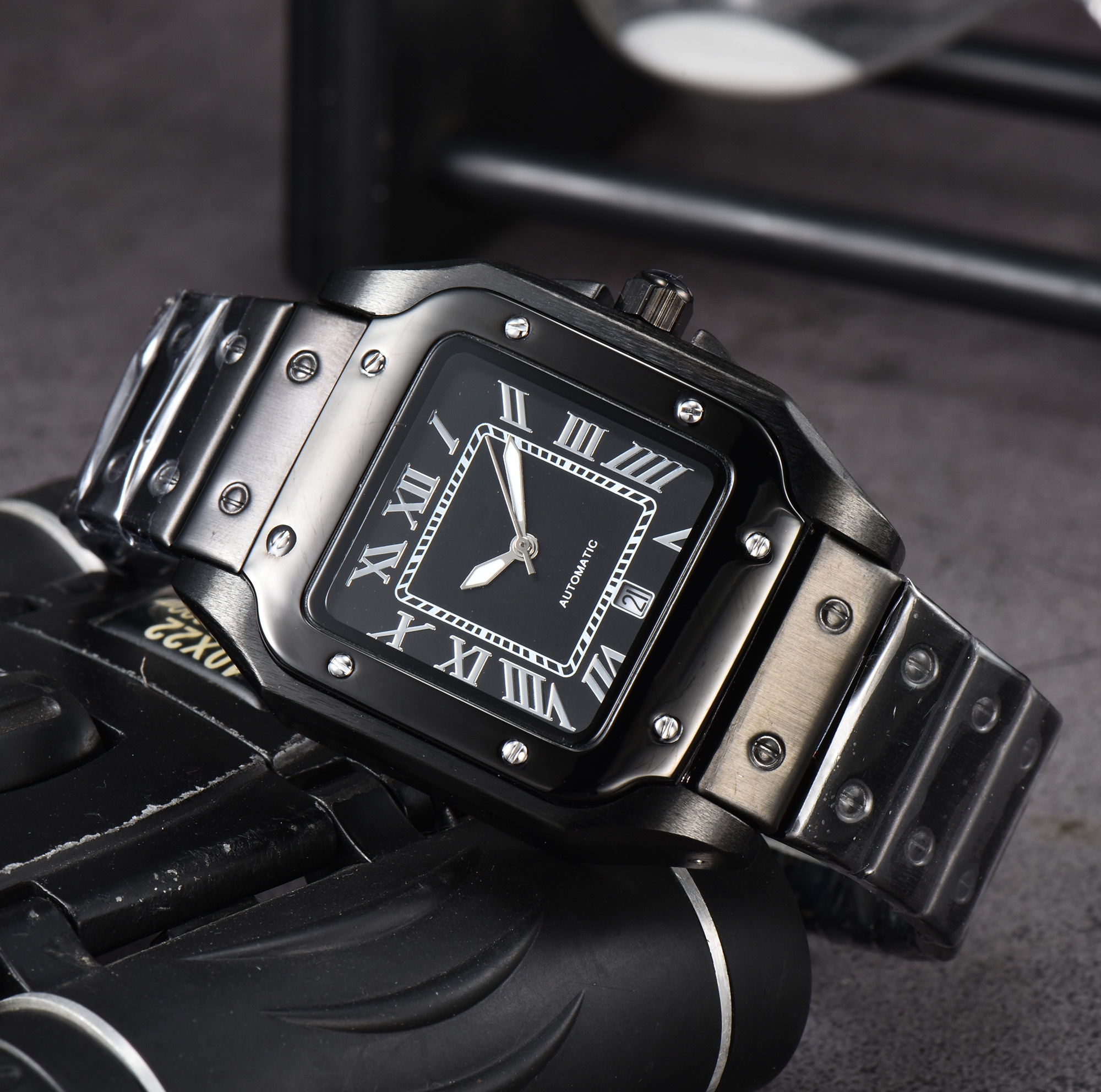 男性向けのホットな新しいオリジナルブランドウォッチクラシック高品質の多機能クォーツオートマチックデートクロノグラフ高級AAA+時計