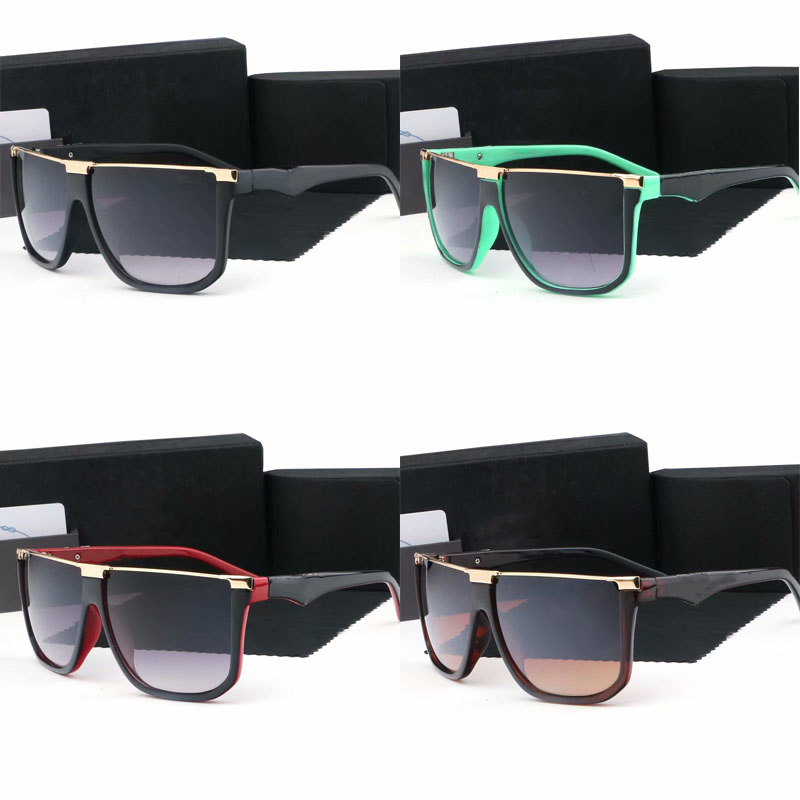 Top lunettes de soleil de luxe polaroid lentille designer femmes hommes lunettes senior lunettes pour femmes lunettes cadre vintage lunettes de soleil en métal avec boîte AAAAA208