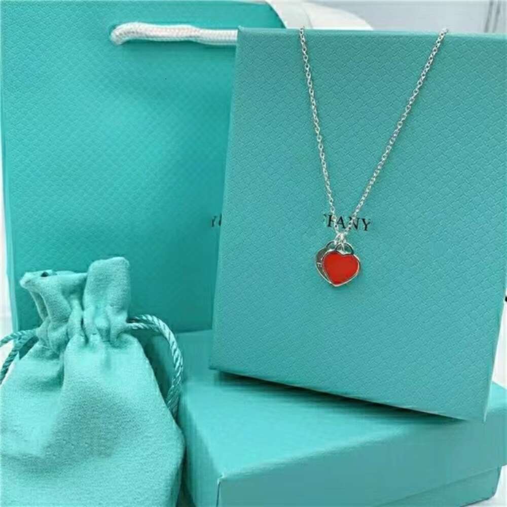 heart necklace pendant necklaces designer for women fashion jewelry woman silver chain designer jewelrys Birthday Christmas Gift Wedding Party