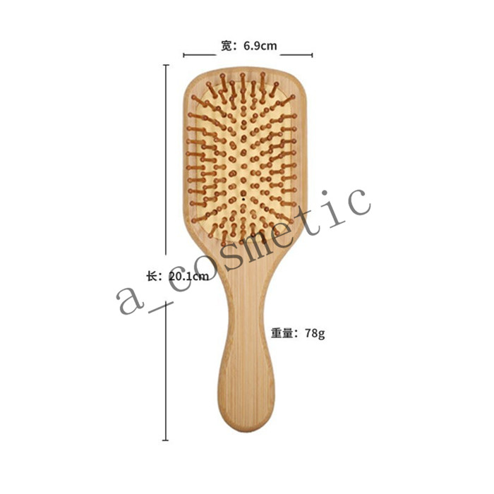 In stock!Manufacturers wholesale bamboo air cushion comb scalp massage health care airbag combs home daily hair straight hairs large board comb