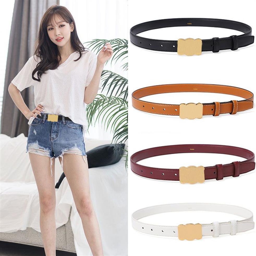 Designer Women Belts With Triumphal Buckle Black Cowhide Belt Fashion Brand Waistband238a