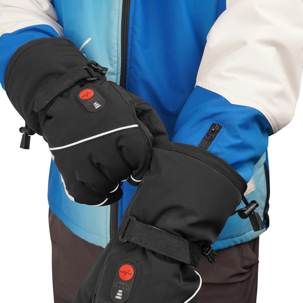 Gants de ski Gants de ski SAVIOR Heat gants chauffants d'équitation section épaisse conception super chaude doublure en peau de mouton doublure polaire respirant hommes femmes 231218