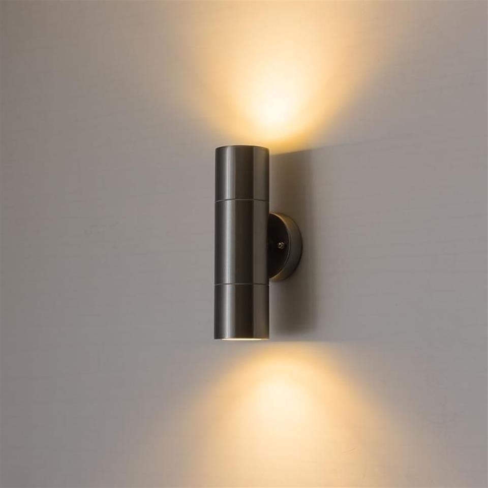 Lámparas de pared AC85-265V Iluminación montada Accesorio de acero inoxidable para decoración del hogar interior Luz LED Aplique moderno Lamp275q