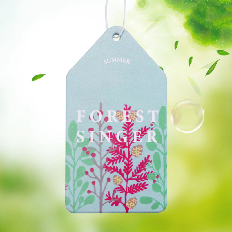 Wholesale Paper Car Air Freshener 3 Pack Hanging Scented Card Perfume Diffuser for Cars and Room Aroma Fragrance