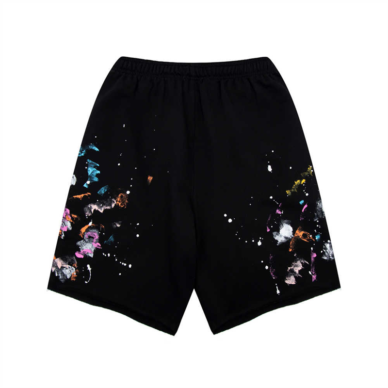 Men's Limited Casual Shorts Summer Swim Short Kne-Length Hip Hop High Street Sports Training Beach Pants Men's Elastic Waists-XL