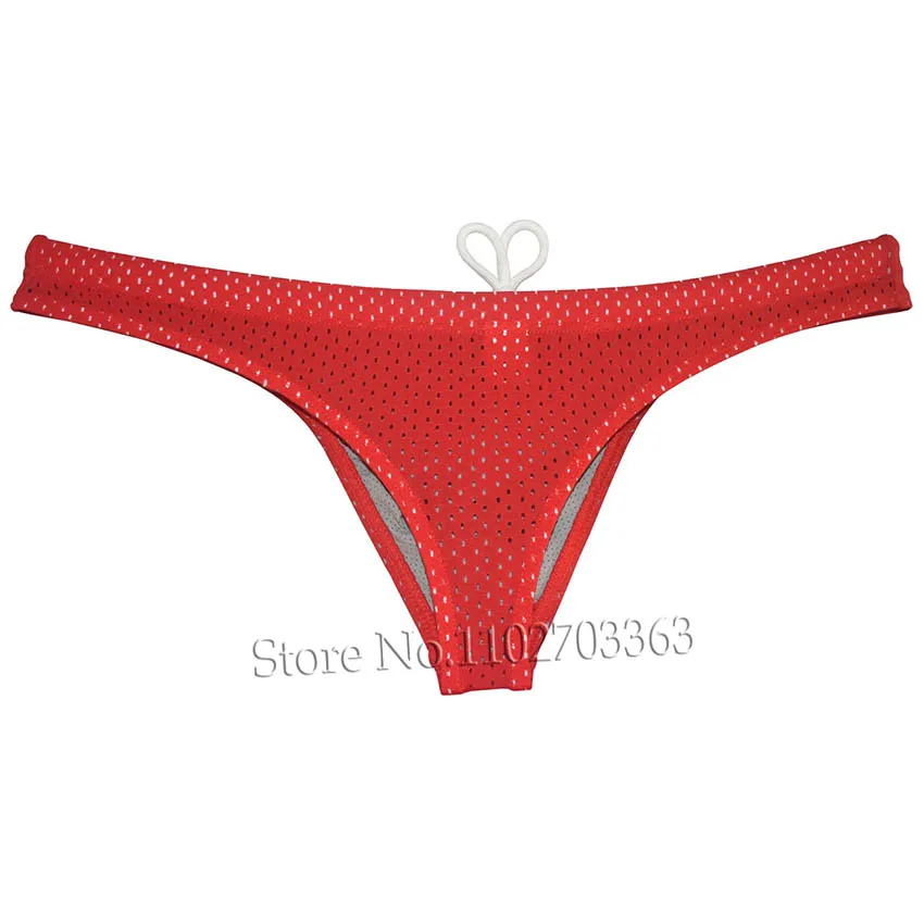 Herenzwemkleding String Oogje Bikini Badpak Pouch T-back Voorvoering Mini Beachwear Tanga's Surfshorts