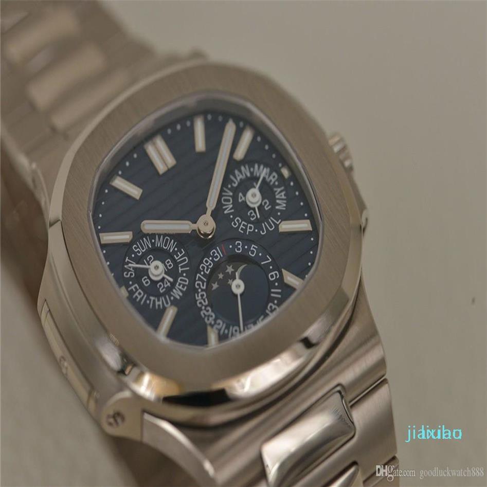 Designer Watch Sport Elegance Series 5740 Automatisk mekanisk rostfritt stål Men's Watch 40mm Fashion Sport Watch277R