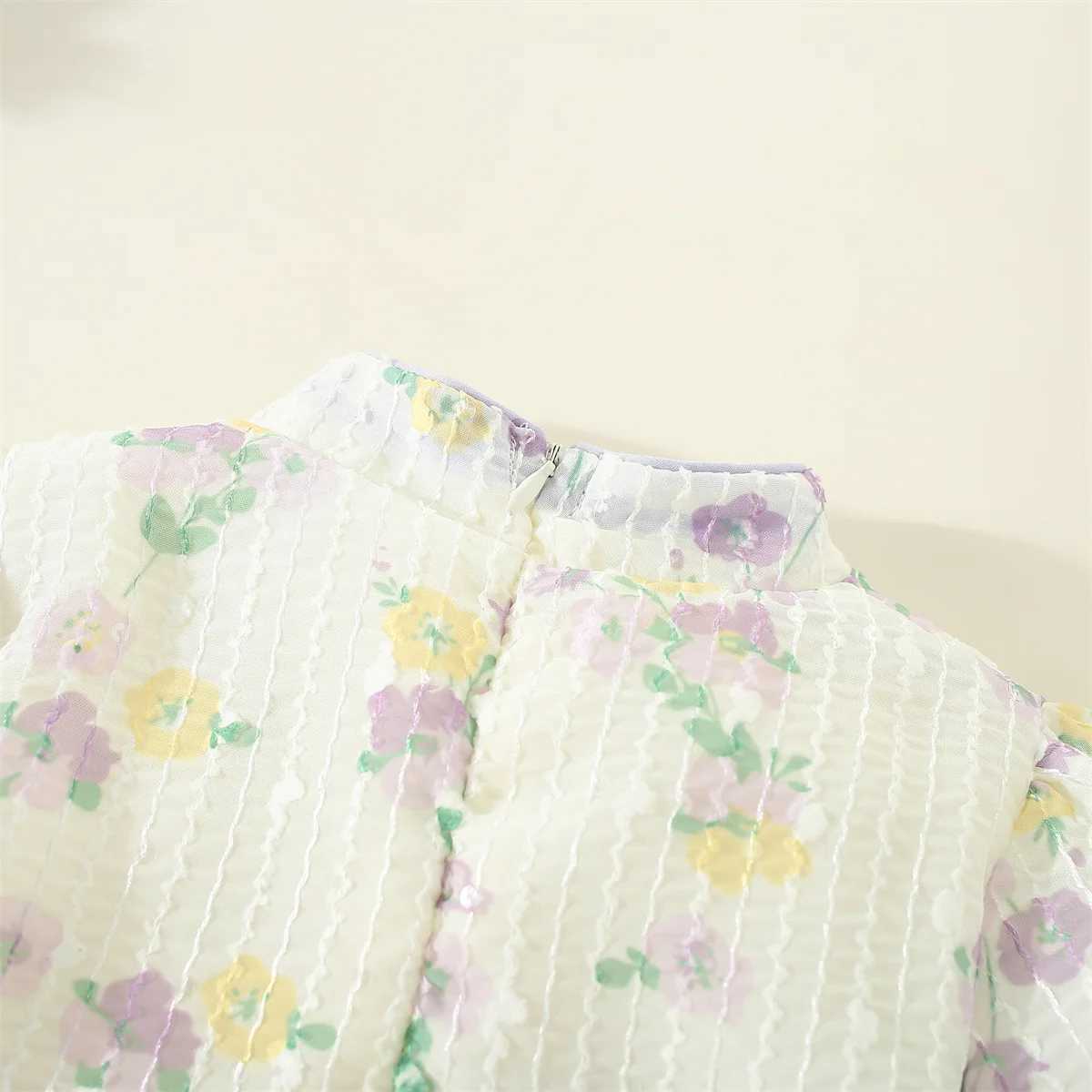 女の子のドレス女の赤ちゃんのドレス新しい夏の中国スタイルパッチワークメッシュタッセル半袖プリンセスチョンサム0-3