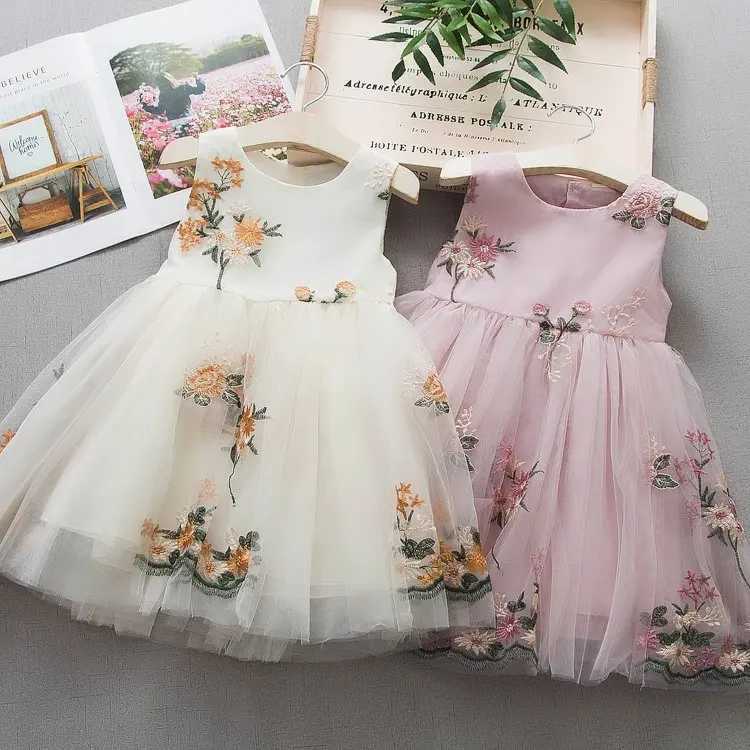 Mädchenkleider Kleider für Kinder, Prinzessin Kleid für Mädchen Mesh Summer Girl Kleid Ein Stück Kleinkind Kleidung Boutique Kleidung Mädchen Mode erste Jahr