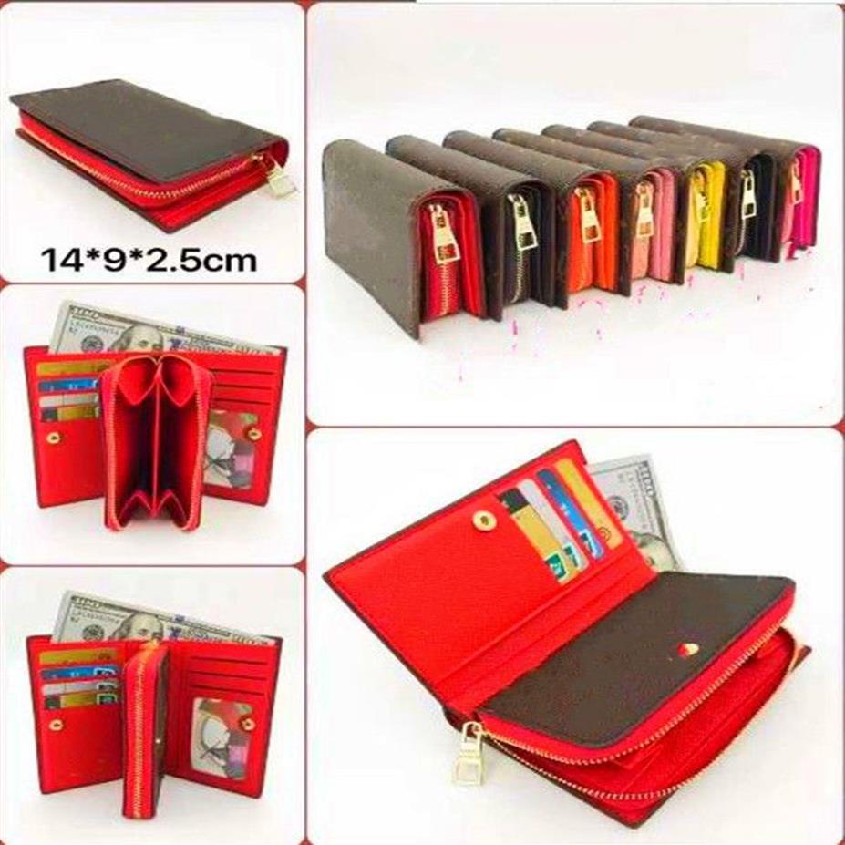 VPU Cuir court portefeuille mode High Quality Treat Card Halder Purse Purse Femme Portefeuille Classic Zipper Pocket217U