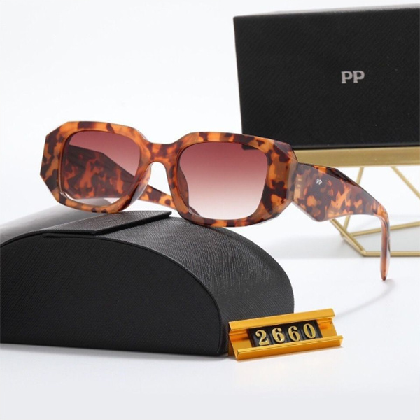 Modedesigner PPDDA Sonnenbrille Klassische Brille Goggle Outdoor Beach Sonnenbrille für Mann Frau Optional dreieckige Signature AAA208