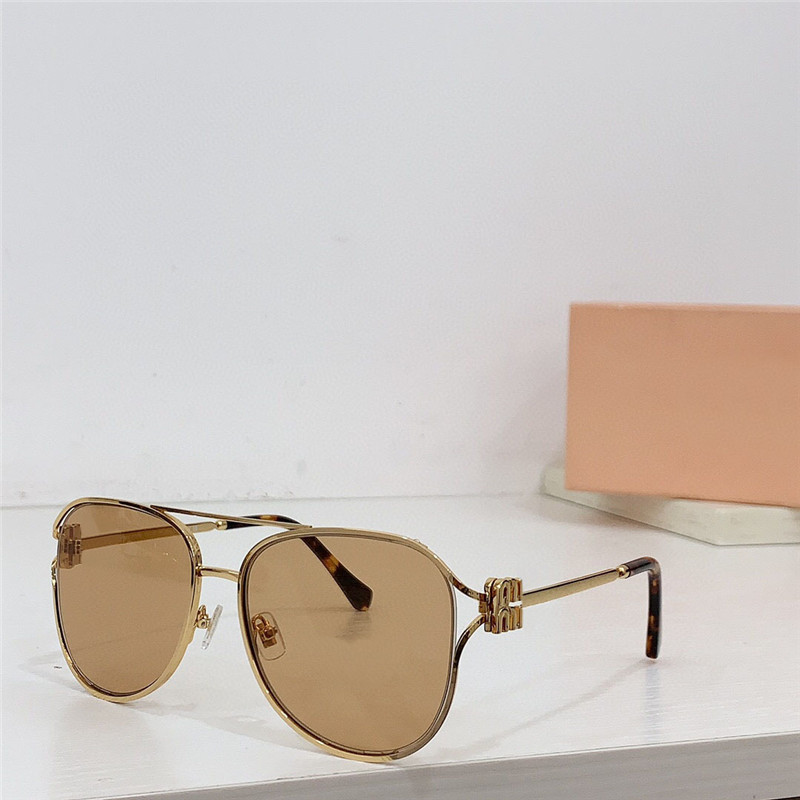 Novo design de moda óculos de sol piloto 52ZS moldura de metal requintado estilo simples e elegante ao ar livre óculos de proteção UV400 qualidade superior