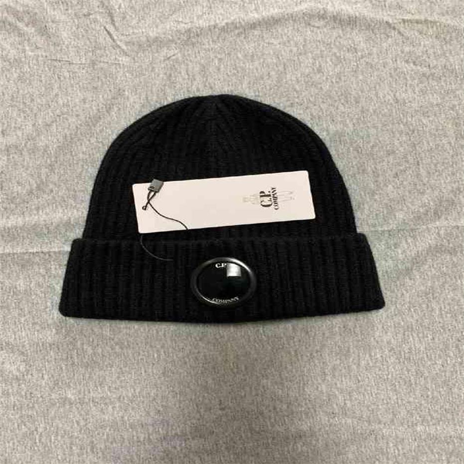 Beanie Kafatası Kapakları Top Caps Klasik Kış Şapkası Şeritli Örgü Objektif Beanie Compass C T220823193O