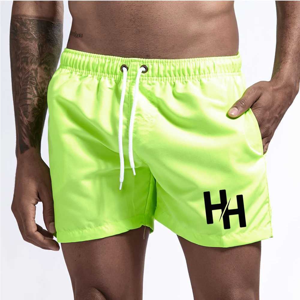 Mäns shorts trender ficka badkläder man sommar tryckt shorts gym kort byxor män fitness coola byxor man jogging strand shortl231218