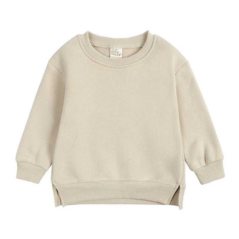 Pullover Kinder Kleidung Jungen Mädchen Hoodies Pullover 2023 Koreanische Baby Winter Herbst Verdicken Fleece Pullover Sweatshirt Kinder Kleidung der L231215