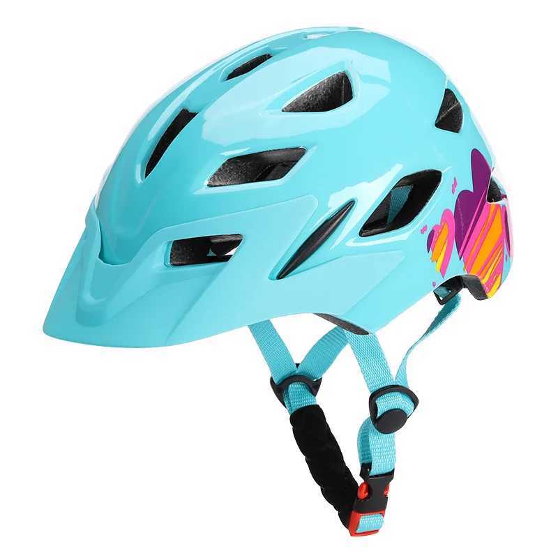 Caschi da arrampicata Casco da ciclismo bambini nuovissimo alla moda Casco da bicicletta sicurezza sportiva bambini Casco da bici equilibrio scooter con fanali posteriori