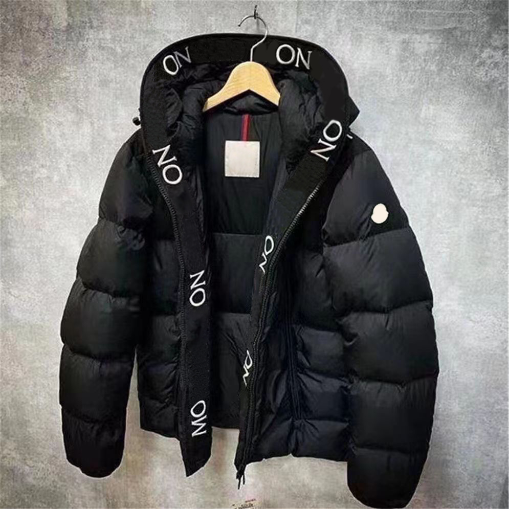 fashion style slimming drawstring padded mens jacket designer puffer jacket warm parka Thickened windproof Winter jacket