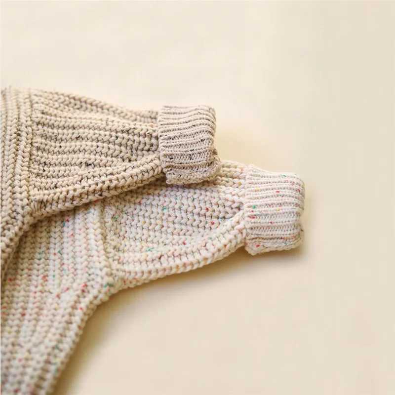 Pulôver crianças suéteres sólido robusto malha meninas camisola breve primavera outono inverno manga longa meninos pulôver malhas quentes roupas de bebê l231215
