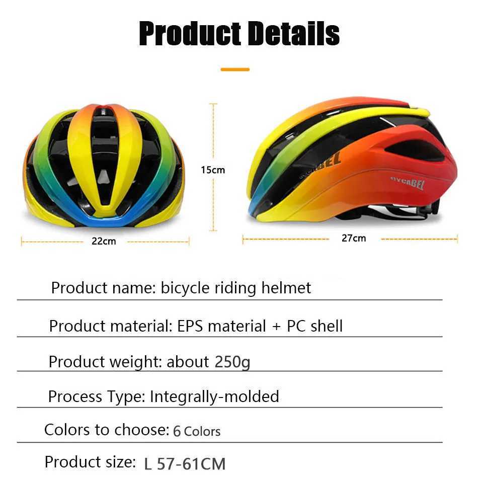 Casques d'escalade Nouveau 2023 hommes casque de cyclisme Cycl femmes casque de vélo de route ultraléger en toute sécurité Ciclismo vélo VTT casque