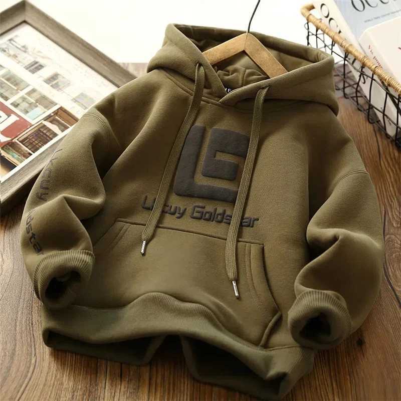 Pulôver meninos acolchoado moletom com capuz outono inverno roupas infantis mais veludo grosso quente hoodie grandes crianças pulôver térmico topos l23121511