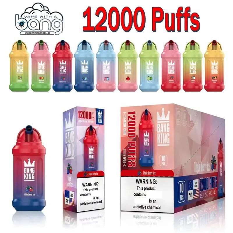 Bang 12000 Puff 12k Vape jetable 7000 7k 9000 9k Boîte numérique Box Bang Box 12k 12000 Vapes Dlissables Puff Vaper Vape Deechable Zooy Vapme Puff Shisha 15000 15K