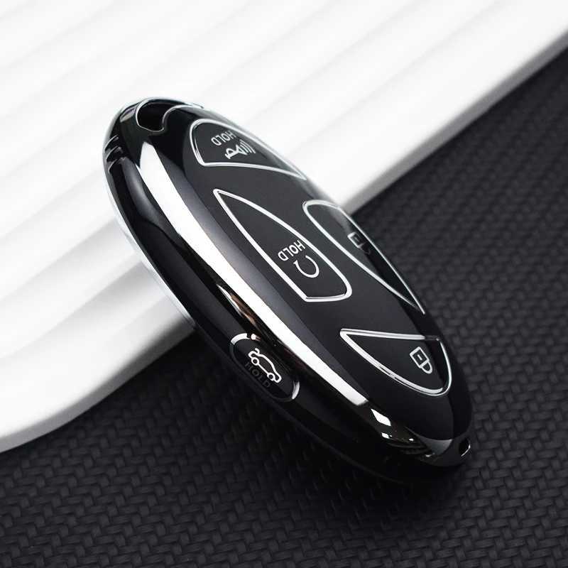 Bilnyckelskalfobhållare för ny Kona SX2 för Hyundai Ioniq 6 Ny Grand Prix GN7 TPU -bilnyckelfodral Nyckelöverdragstillbehör