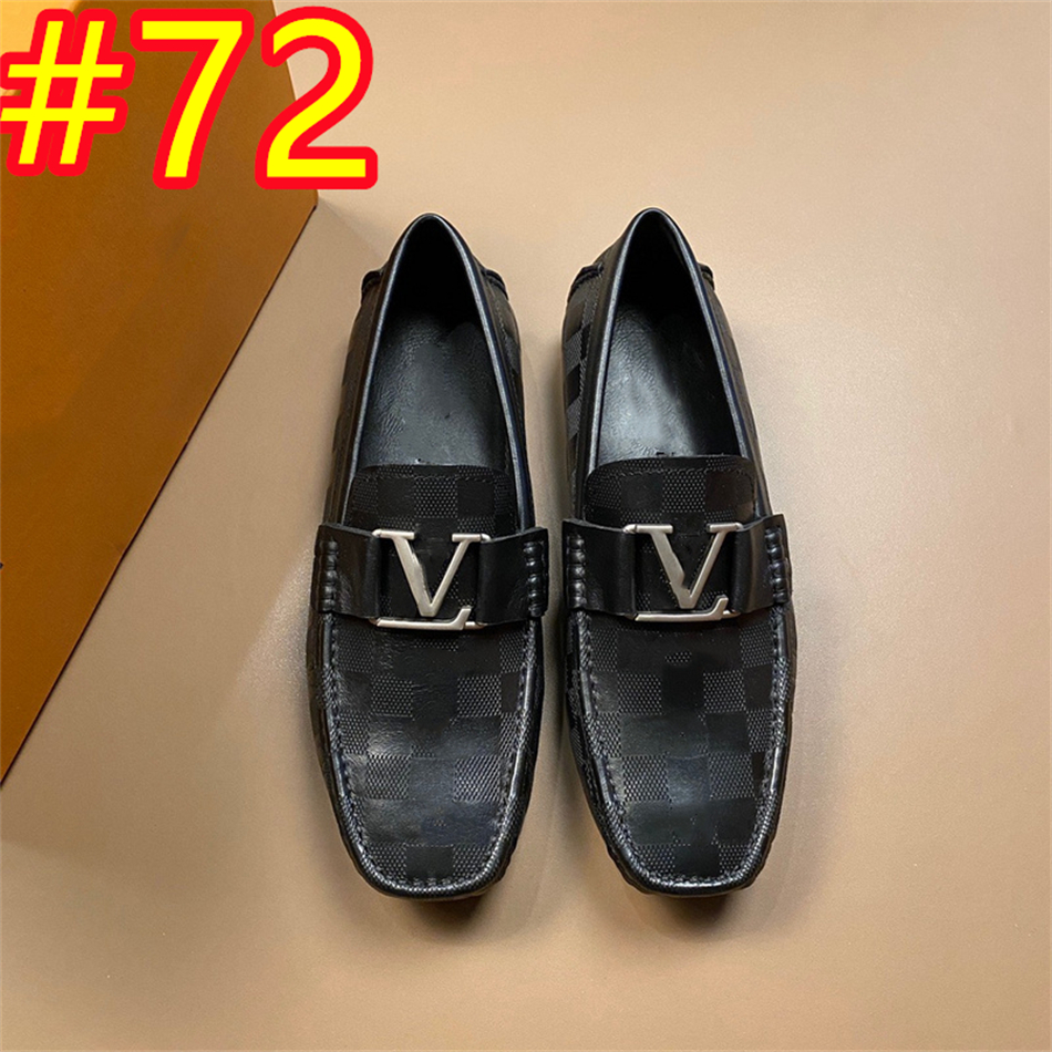 80 Mocassini firmati in pelle scamosciata modello uomo Mocassini morbidi da guida Appartamenti di alta qualità Scarpe da passeggio maschili Mocassini casual slip-on Scarpe da uomo estive